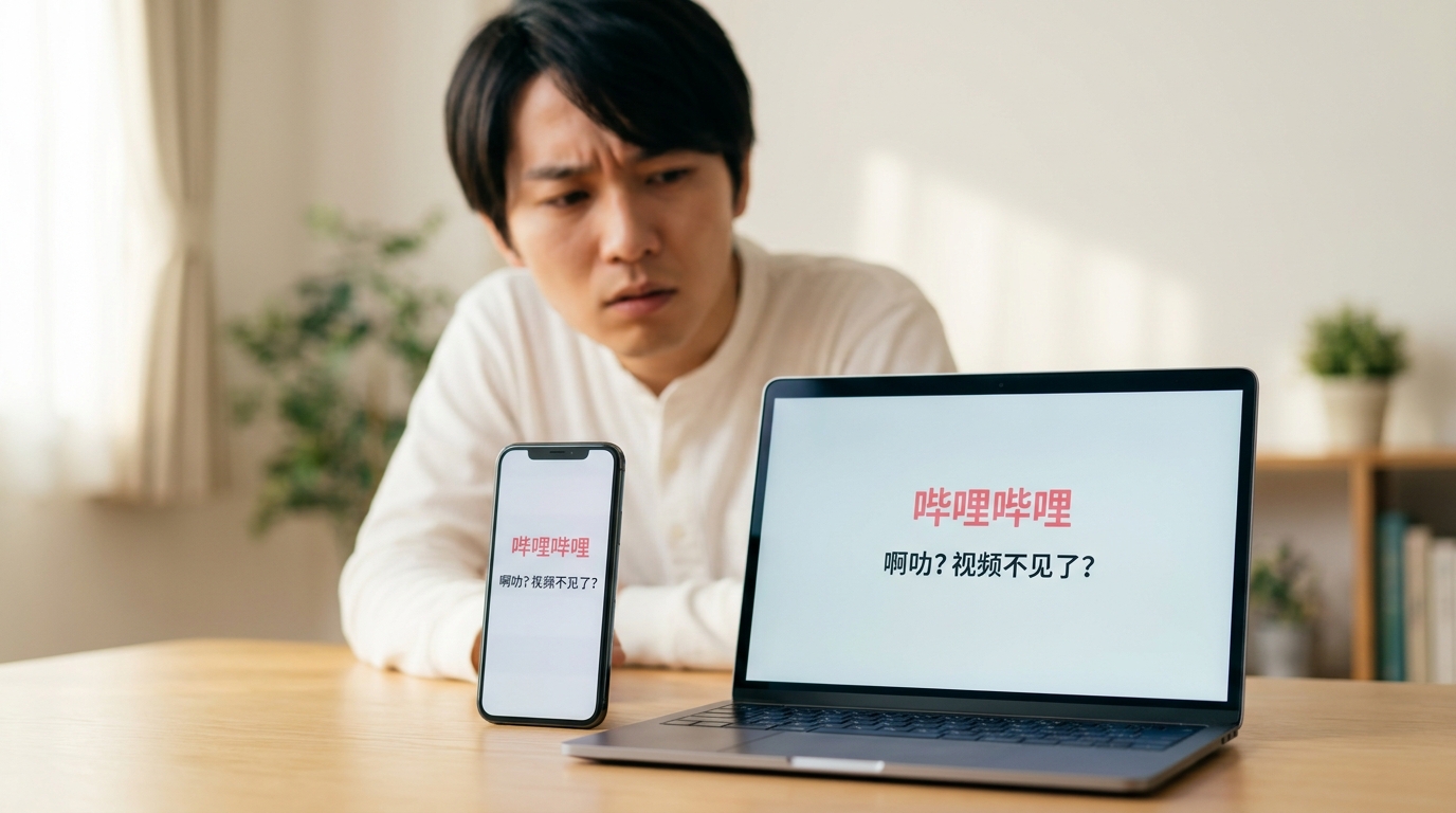 「啊叻？视频不见了？」とは？日本でBilibiliが見れない・止まる原因と対処法【2026年最新】
