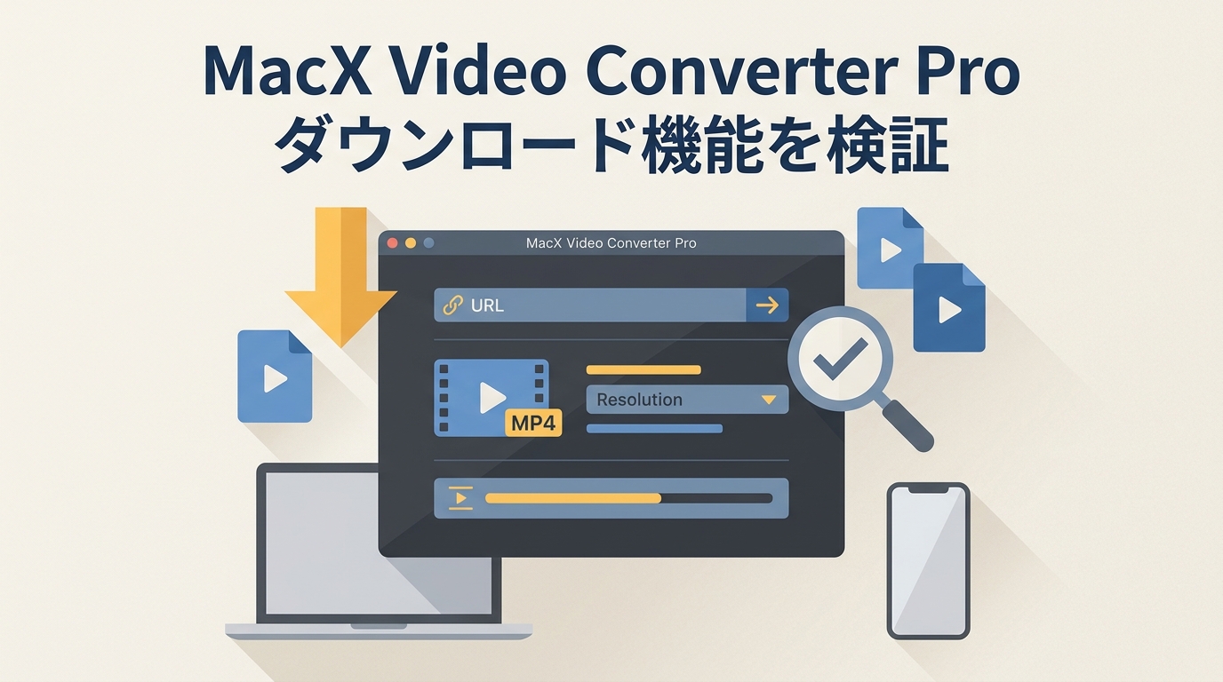 MacX Video Converter Pro徹底レビュー：ダウンロード機能は本当に使えるのか？