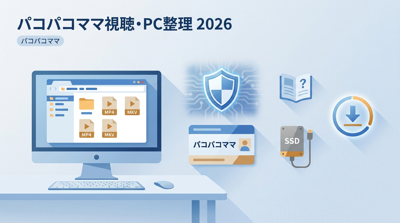 パコパコママはダウンロードできる?公式状況・PC保存・注意点【2026年版】