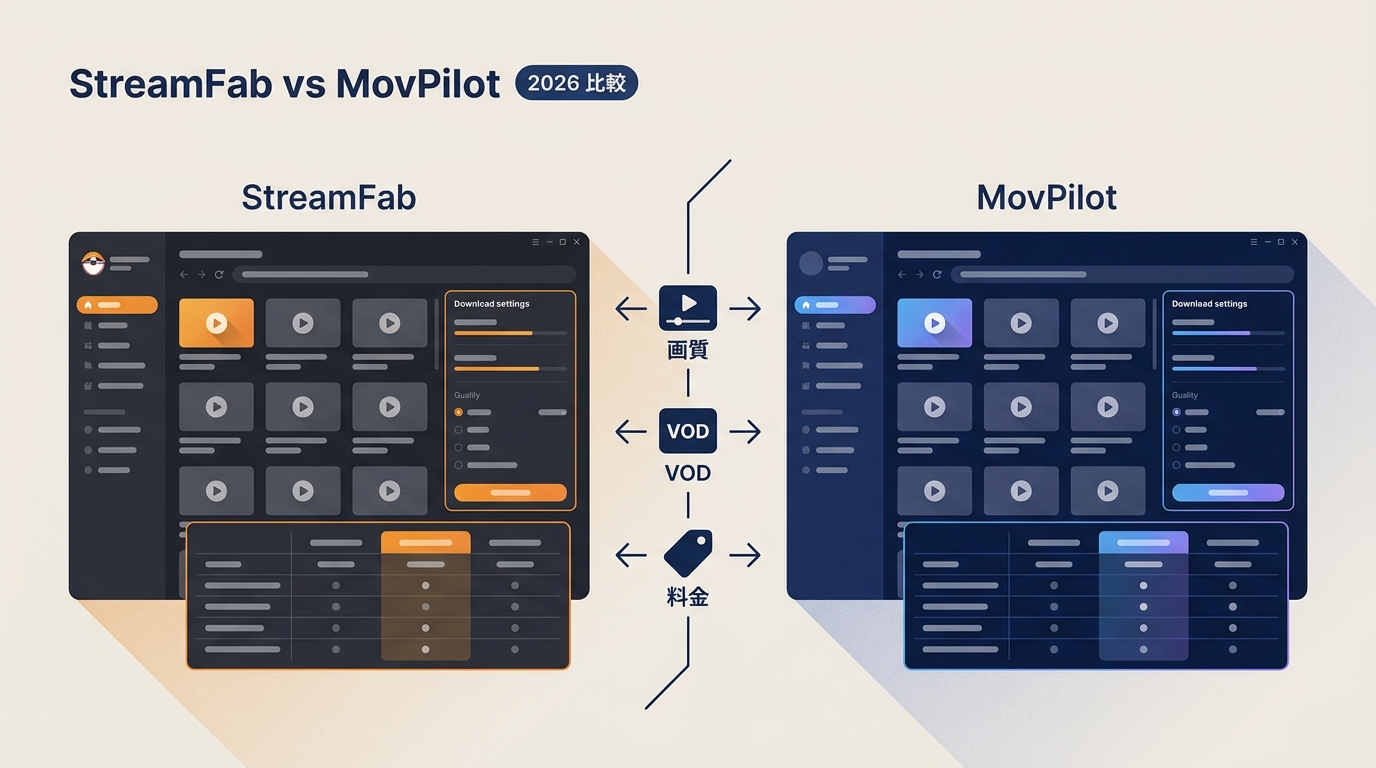 MovPilot All-in-Oneの評判は?StreamFabとの違い・料金・安全性を比較