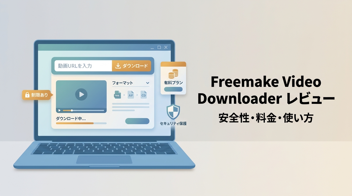 Freemake Video Downloaderレビュー|安全性・無料版の制限・料金・使い方