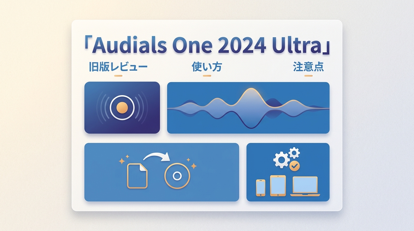 Audials One 2024 Ultraは今も使える?旧版の評判・使い方・注意点
