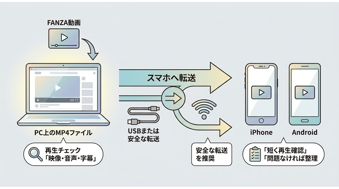 FANZAの購入形態別に公式保存の可否と必要な視聴環境を整理