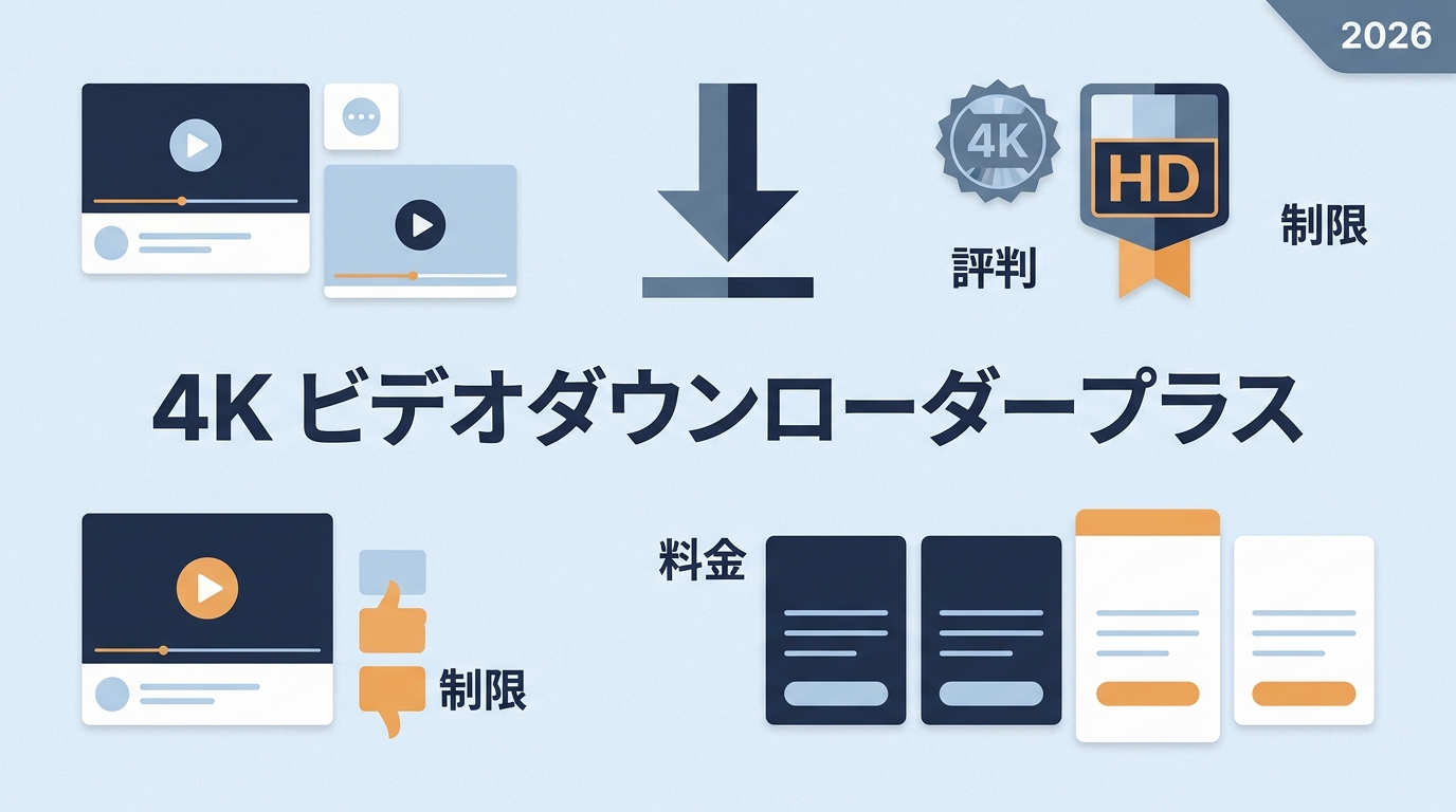 4K Video Downloader Plusレビュー|4プランの料金・評判・制限【2026年】
