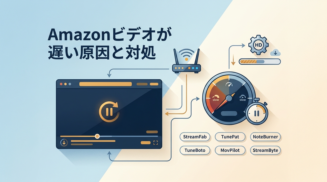 Amazonビデオのダウンロードが遅い原因と対処|6製品の速度も実測比較【2026年7月】