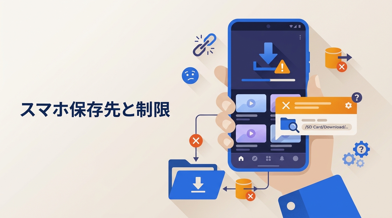FANZAのスマホダウンロード事情|Androidの保存先・制限・できない原因