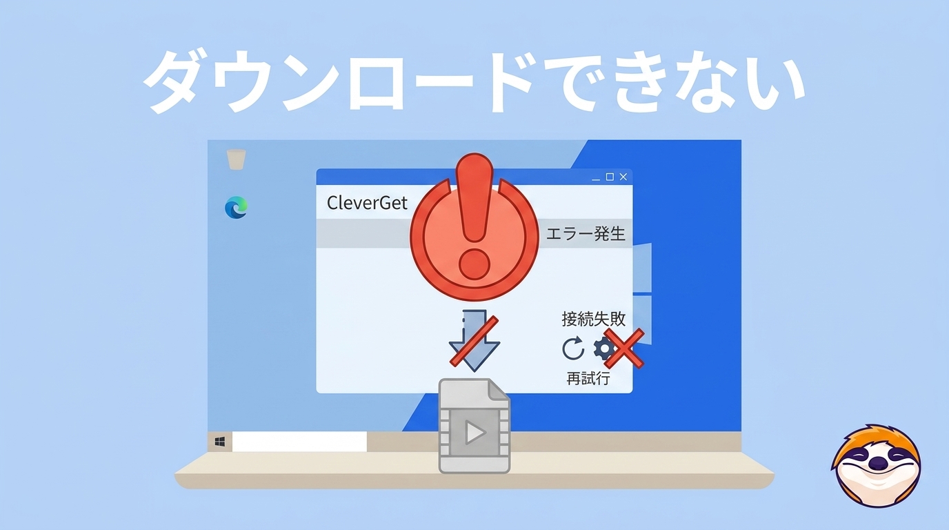 CleverGetで動画がダウンロードできないときの原因と解決ガイド