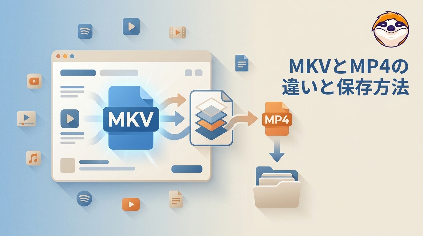 MKVダウンロードとは?MP4との違い・注意点と5つの保存手段