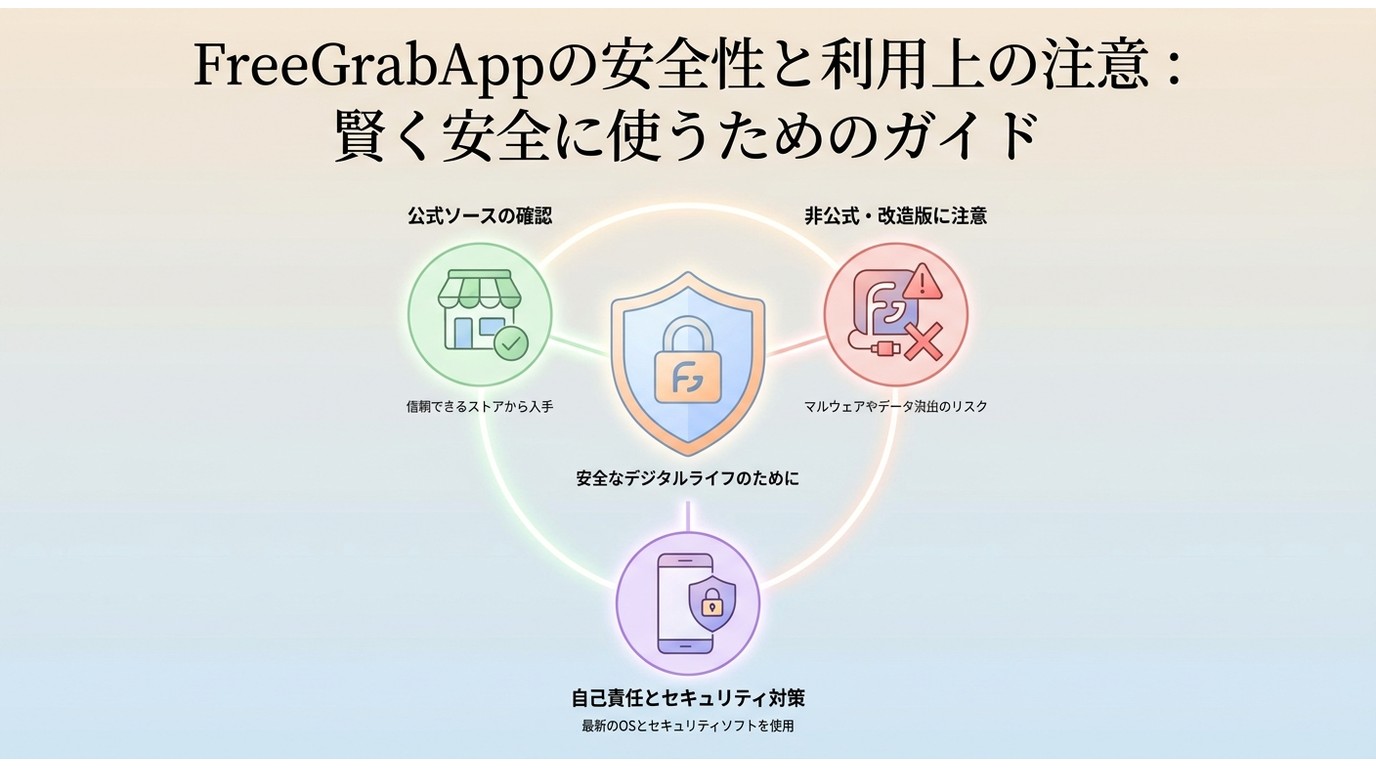 FreeGrabAppの安全性と利用上の注意