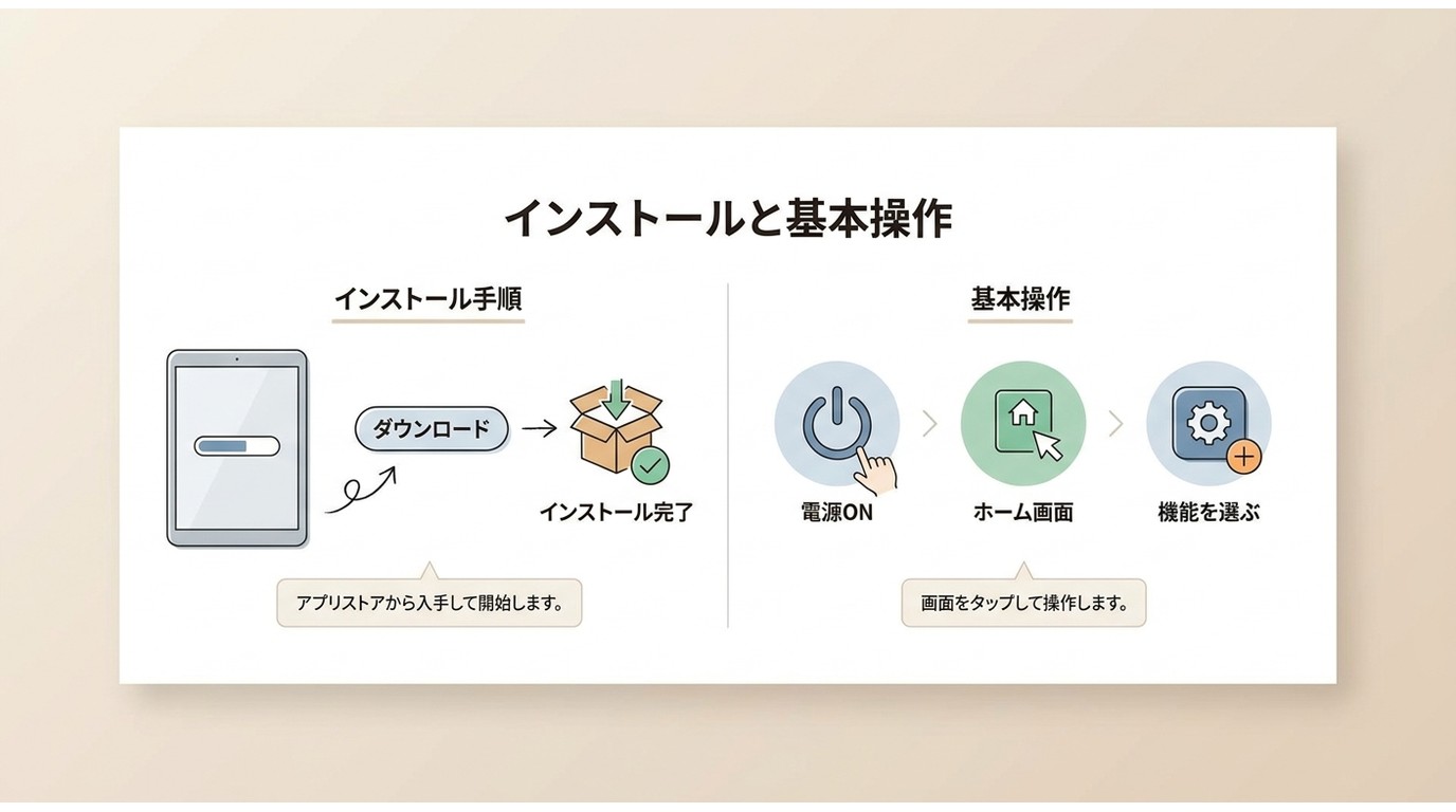 インストールと基本操作
