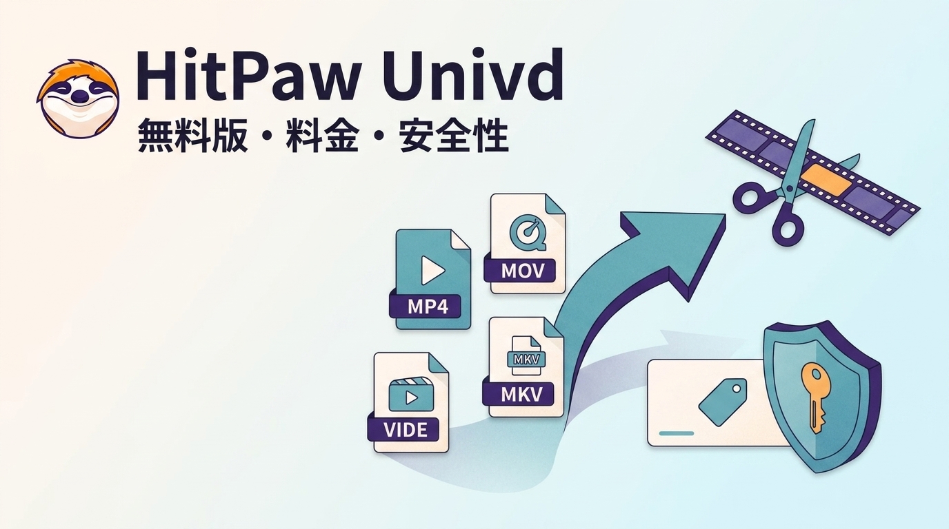 HitPaw Univd無料版の制限は?旧Video Converterとの違い・料金・安全性