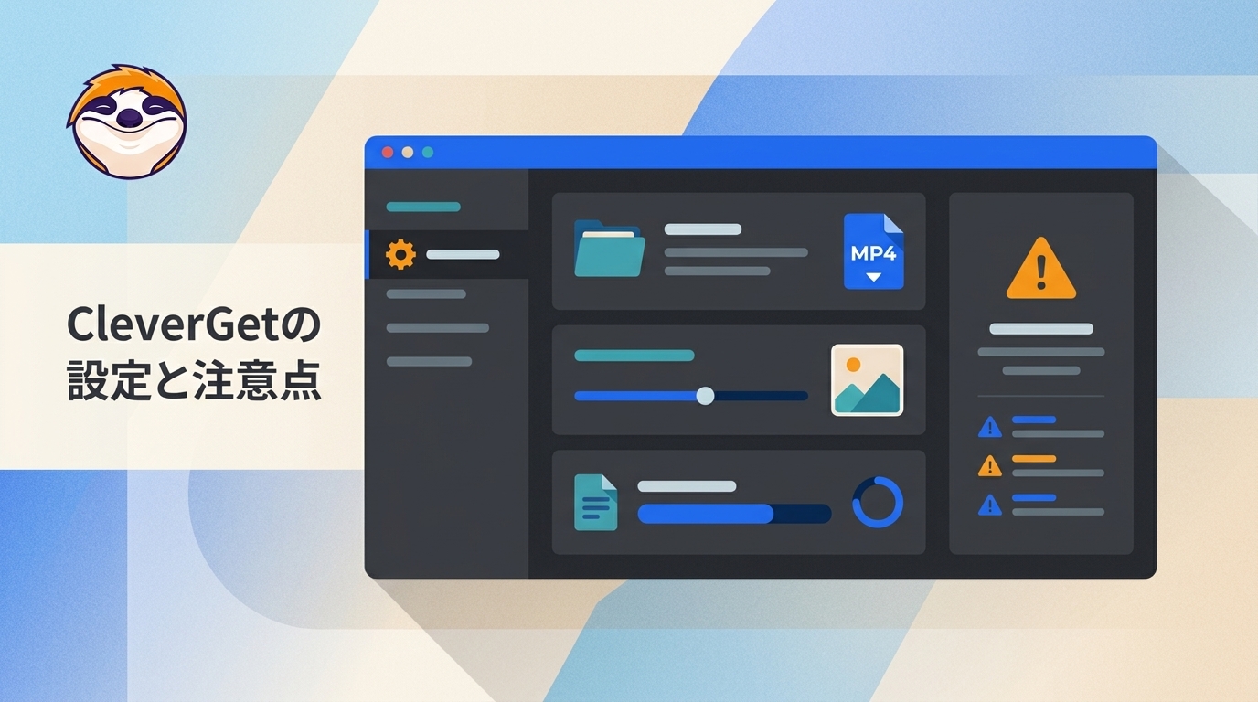 CleverGetの使い方と注意点|初期設定・保存設定・困ったときの確認