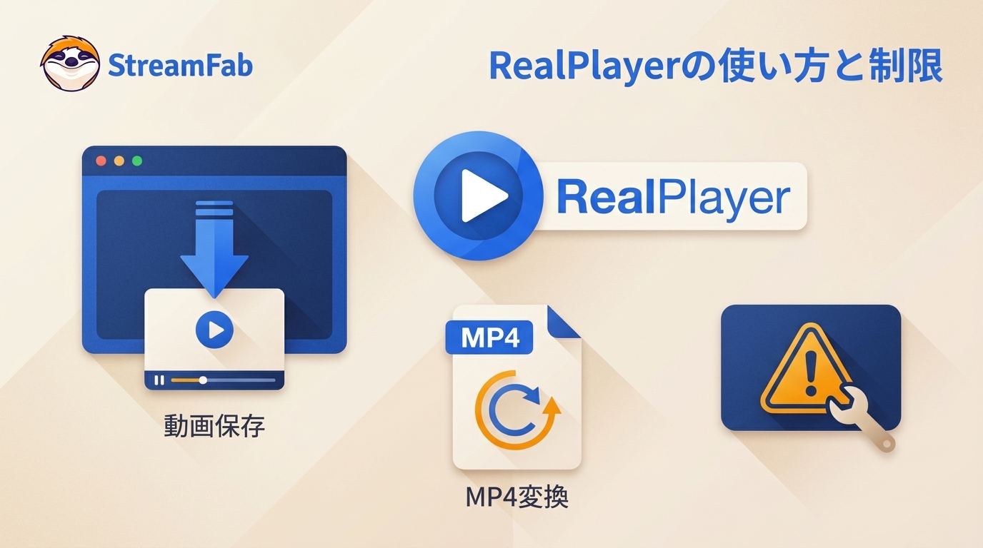 RealPlayerの使い方と制限|動画保存・MP4変換・不具合対策