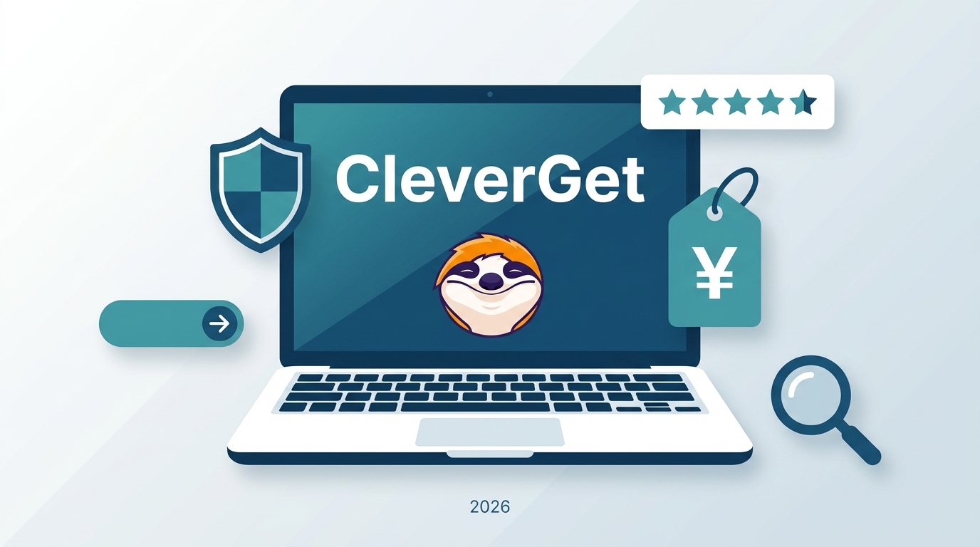 CleverGetは安全？料金・無料版・評判と購入前の注意点【2026年】