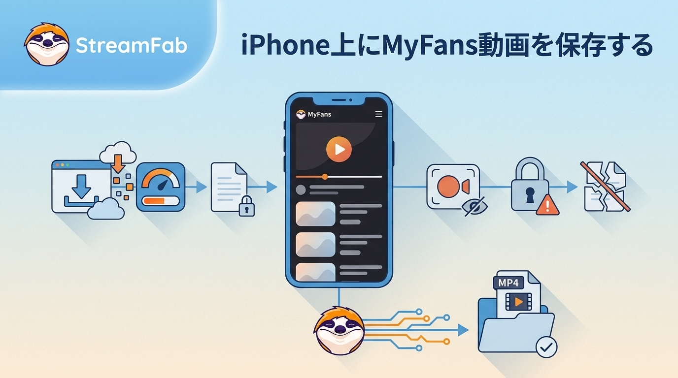 MyFans動画をiPhoneに保存できる？3つの選択肢と制限