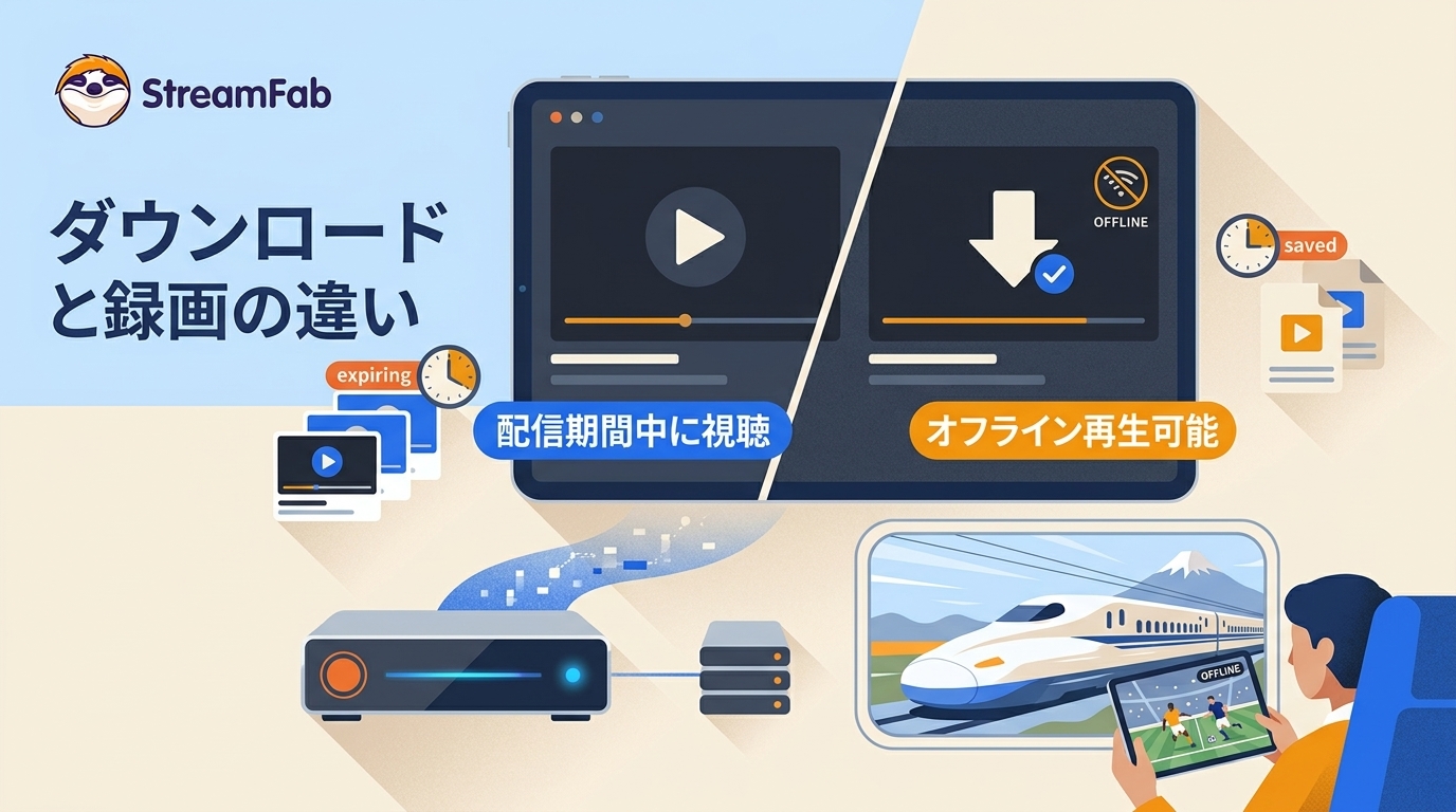 J SPORTSオンデマンドのダウンロードと録画の違い|公式機能・注意点・4つの選択肢