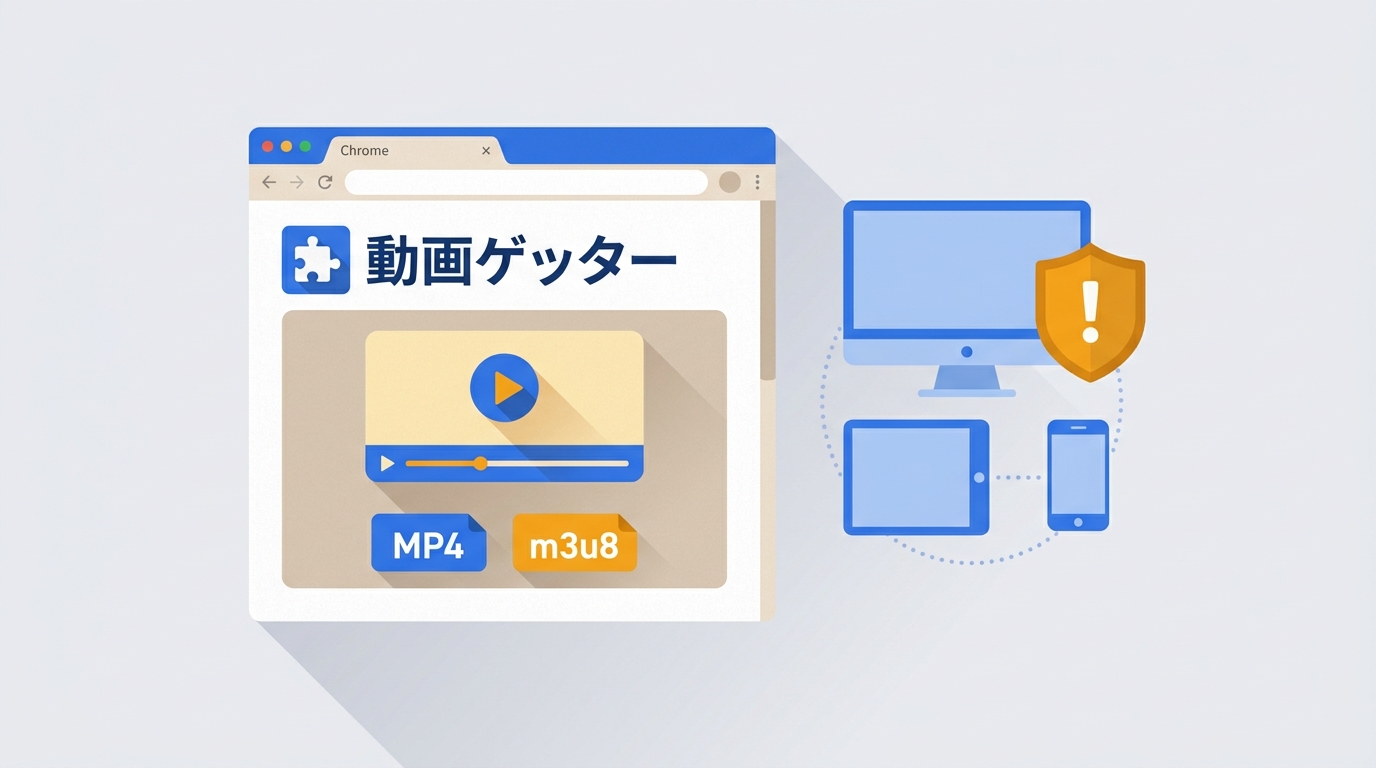 動画ゲッターの使い方と使えない原因|m3u8・安全性・対応端末の注意点