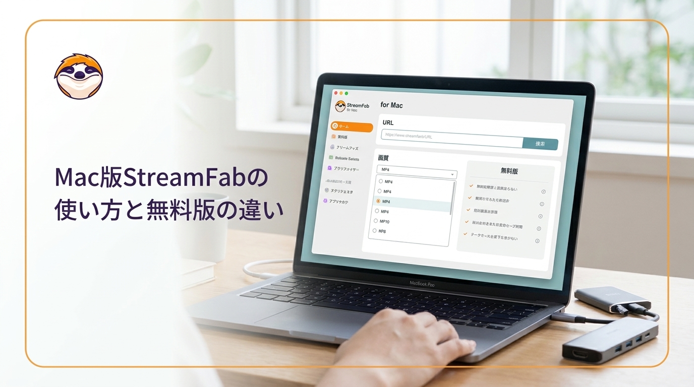 StreamFab for Macの対応環境・使い方・無料版の違い【2026年版】